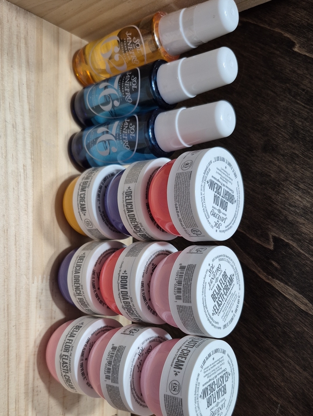Sol de Janeiro Pink, Blue & Yellow Body Creams and Mists Trio
